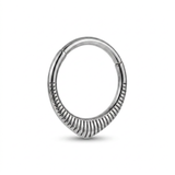 Cerchietto a punta in Acciaio Chirurgico 316L - Piercing per lobo, helix, daith, septum