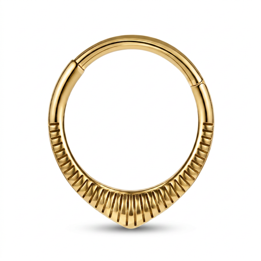 Cerchietto a punta in Acciaio Chirurgico 316L - Piercing per lobo, helix, daith, septum