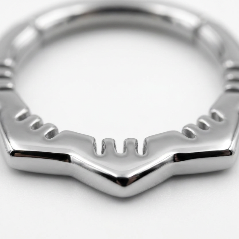 Cerchietto in Acciaio Chirurgico 316L - Piercing per lobo, helix, daith, septum