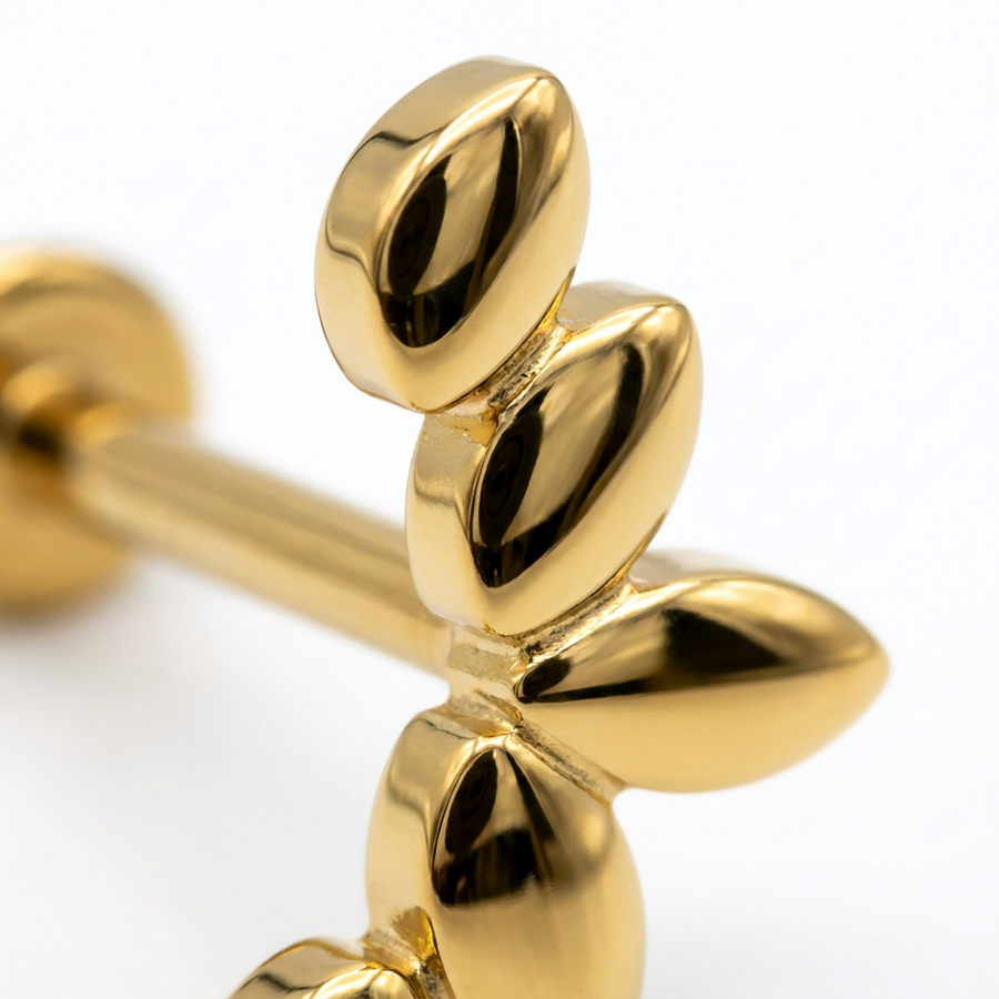 Piercing con petali in Acciaio Chirurgico 316L - Piercing per lobo, helix, forward helix, conch, flat, tragus