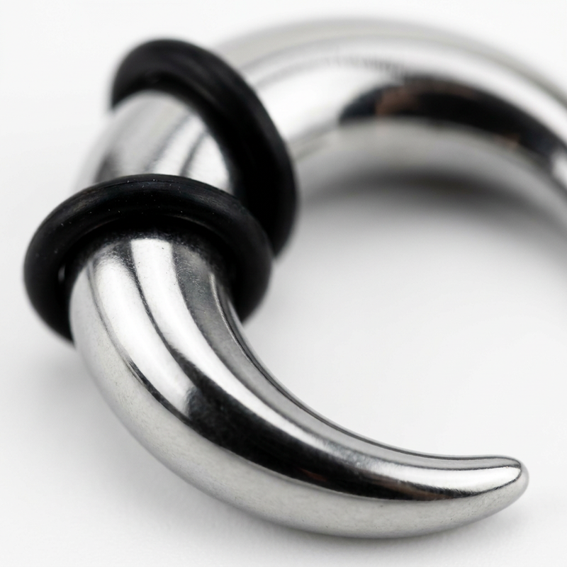 Dilatatore in Acciaio Inox - Piercing per Lobo