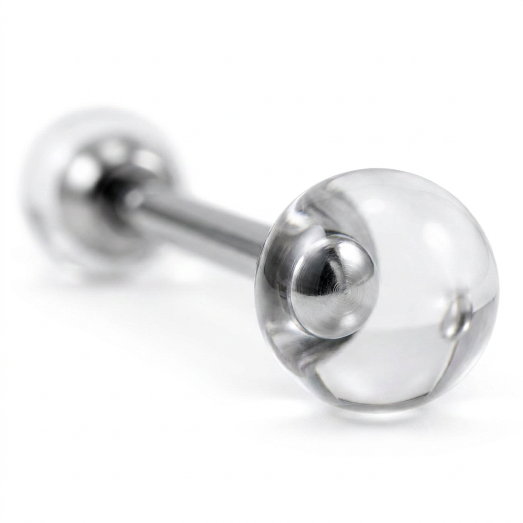 Piercing con palline in pietra in Acciaio Chirurgico 316L - Piercing per Nipple