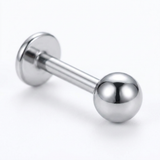 Barretta con pallina in Titanio F136 - Piercing per Lobo, helix, forward helix, conch, flat, tragus, labret