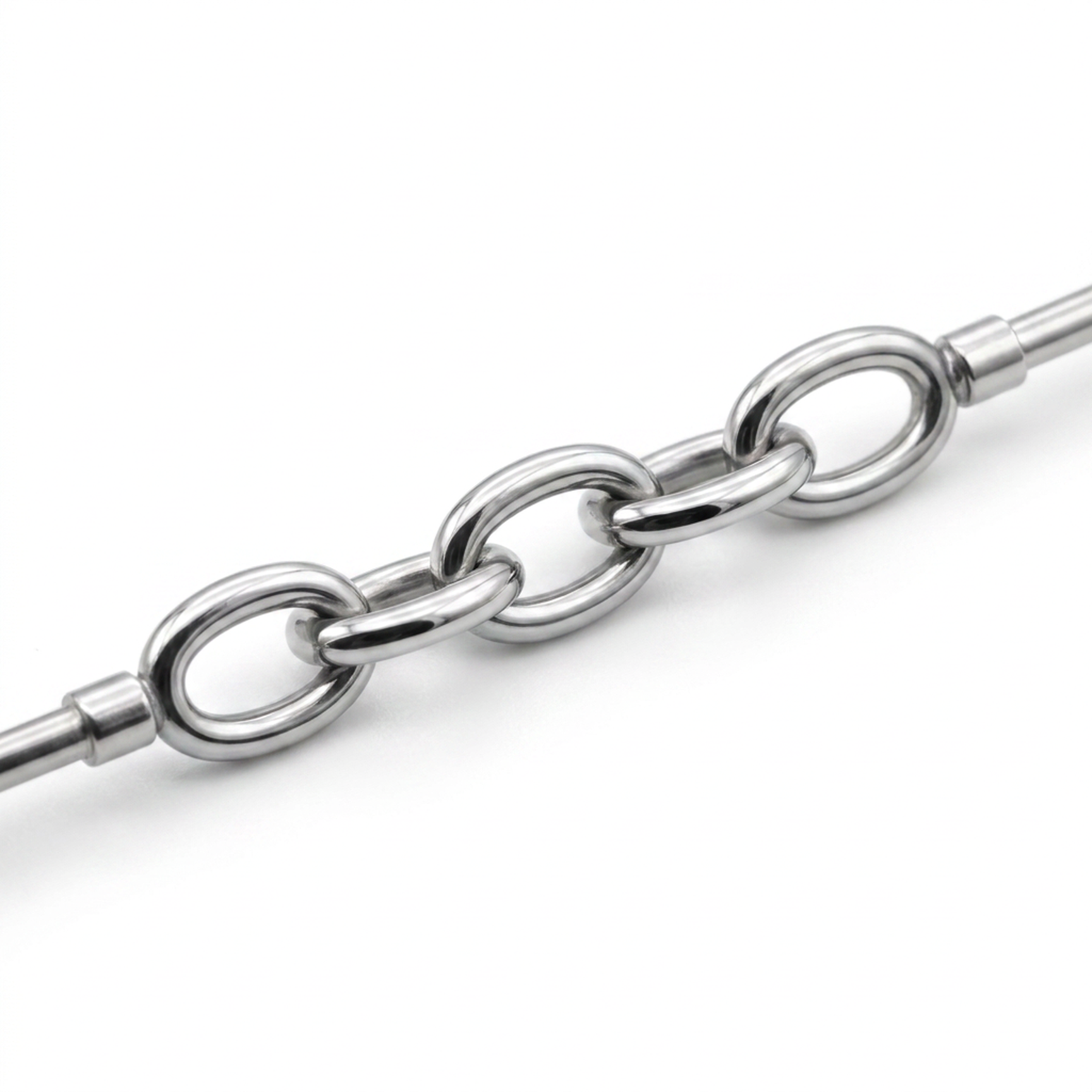 Piercing con catena in Acciaio Chirurgico 316L - Piercing per industrial