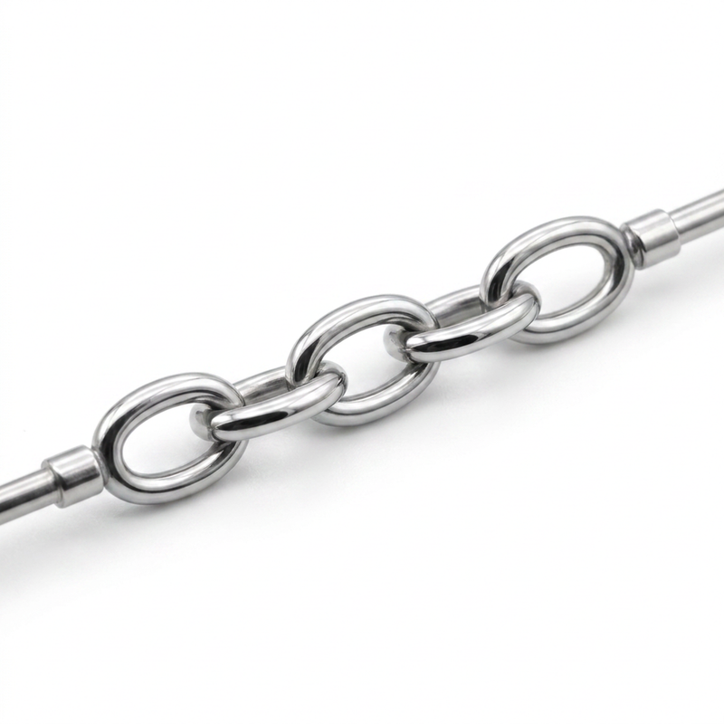 Piercing con catena in Acciaio Chirurgico 316L - Piercing per industrial