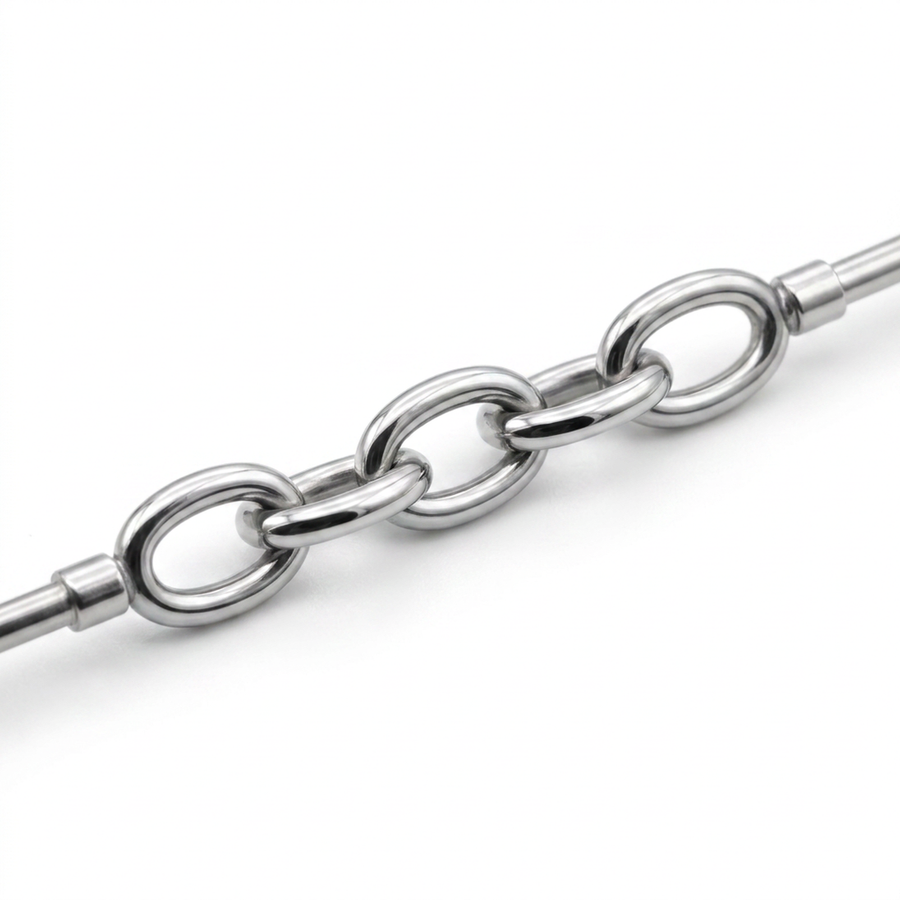 Piercing con catena in Acciaio Chirurgico 316L - Piercing per industrial