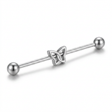 Piercing con farfalla in Acciaio Chirurgico 316L - Piercing per industrial