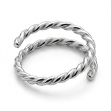 Spirale intrecciata in Acciaio Chirurgico 316L - Piercing per naso