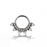 Piercing con zirconi in Acciaio Chirurgico 316L - Piercing per Lobo, helix, daith, septum