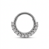 Piercing con zirconi in Acciaio Chirurgico 316L - Piercing per lobo, helix, daith, septum