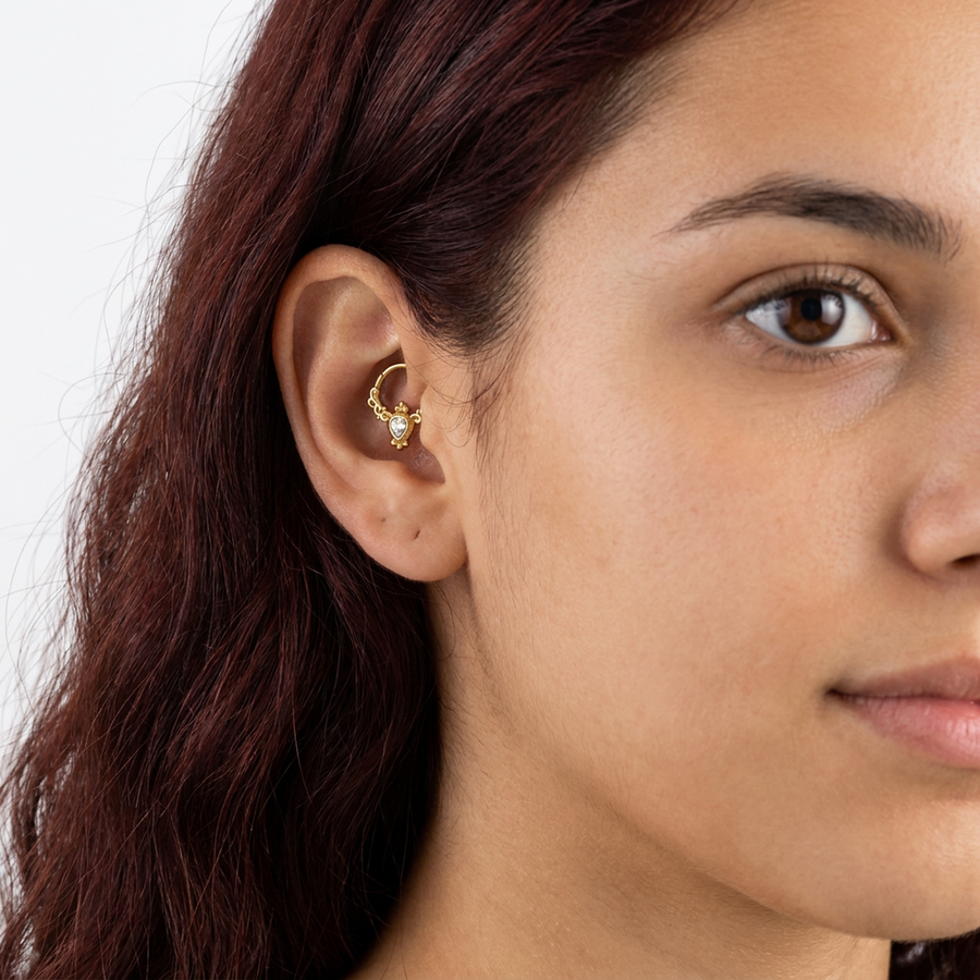 Piercing a punta in Acciaio Chirurgico 316L - Piercing per lobo, helix, daith, septum