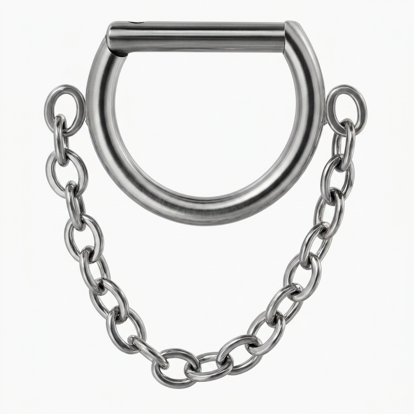 Piercing con catenina in Acciaio Chirurgico 316L - Piercing per lobo, helix, daith, septum