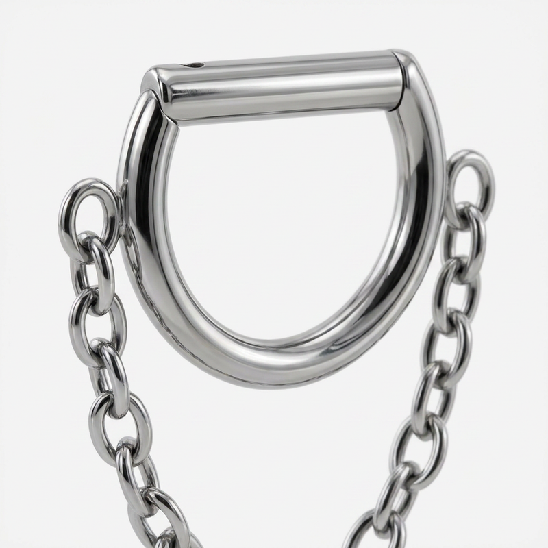 Piercing con catenina in Acciaio Chirurgico 316L - Piercing per lobo, helix, daith, septum