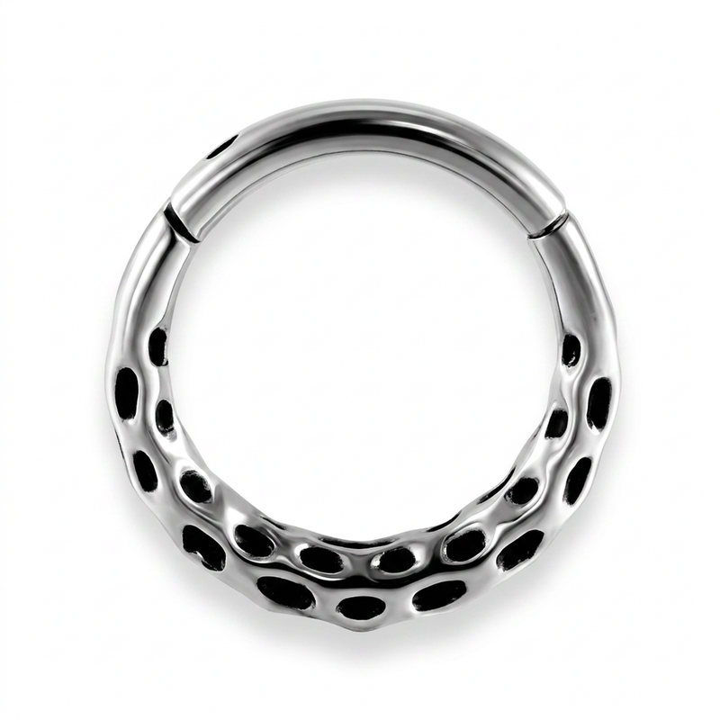 Piercing pitonato in Acciaio Chirurgico 316L - Piercing per lobo, helix, daith, septum