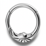 Piercing con luna in Acciaio Chirurgico 316L - Piercing per lobo, helix, daith, septum
