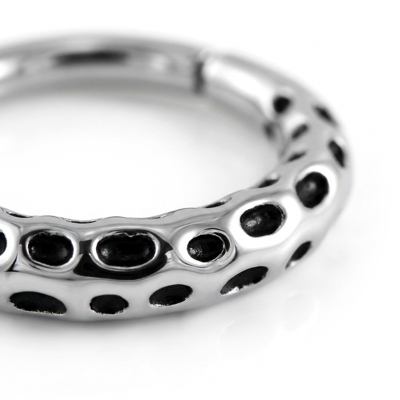 Piercing pitonato in Acciaio Chirurgico 316L - Piercing per lobo, helix, daith, septum