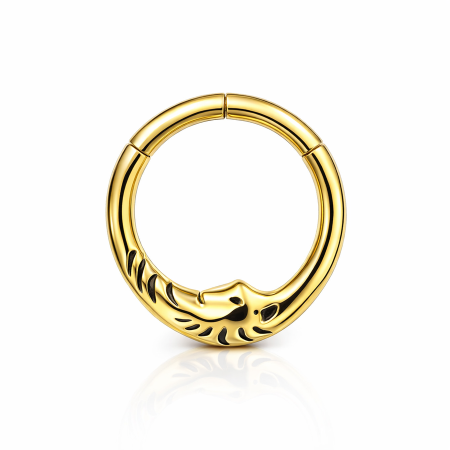 Piercing con luna in Acciaio Chirurgico 316L - Piercing per lobo, helix, daith, septum