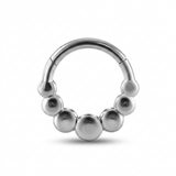 Piercing con sfere in Acciaio Chirurgico 316L - Piercing per lobo, helix, daith, septum