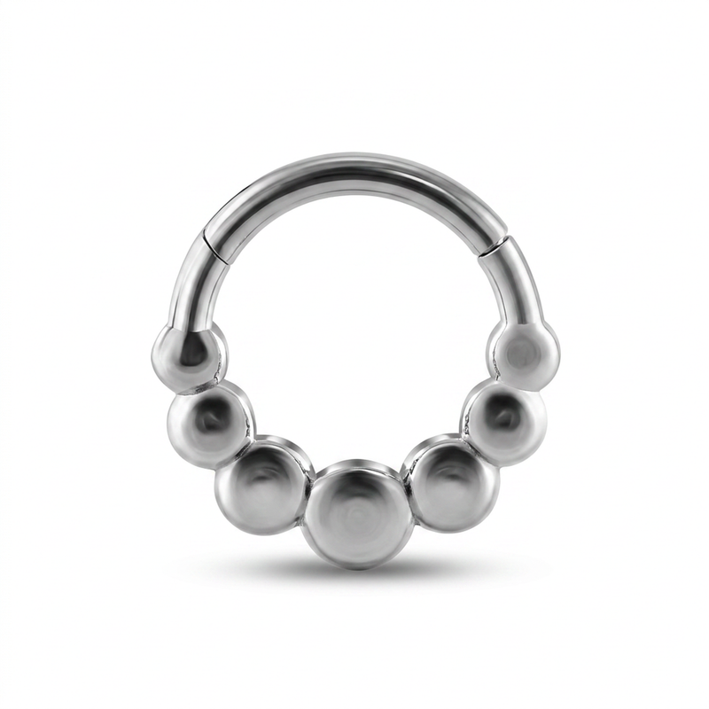 Piercing con sfere in Acciaio Chirurgico 316L - Piercing per lobo, helix, daith, septum