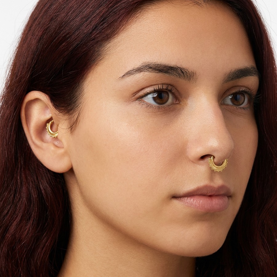 Piercing con palline in Acciaio Chirurgico 316L - Piercing per lobo, helix, daith, septum