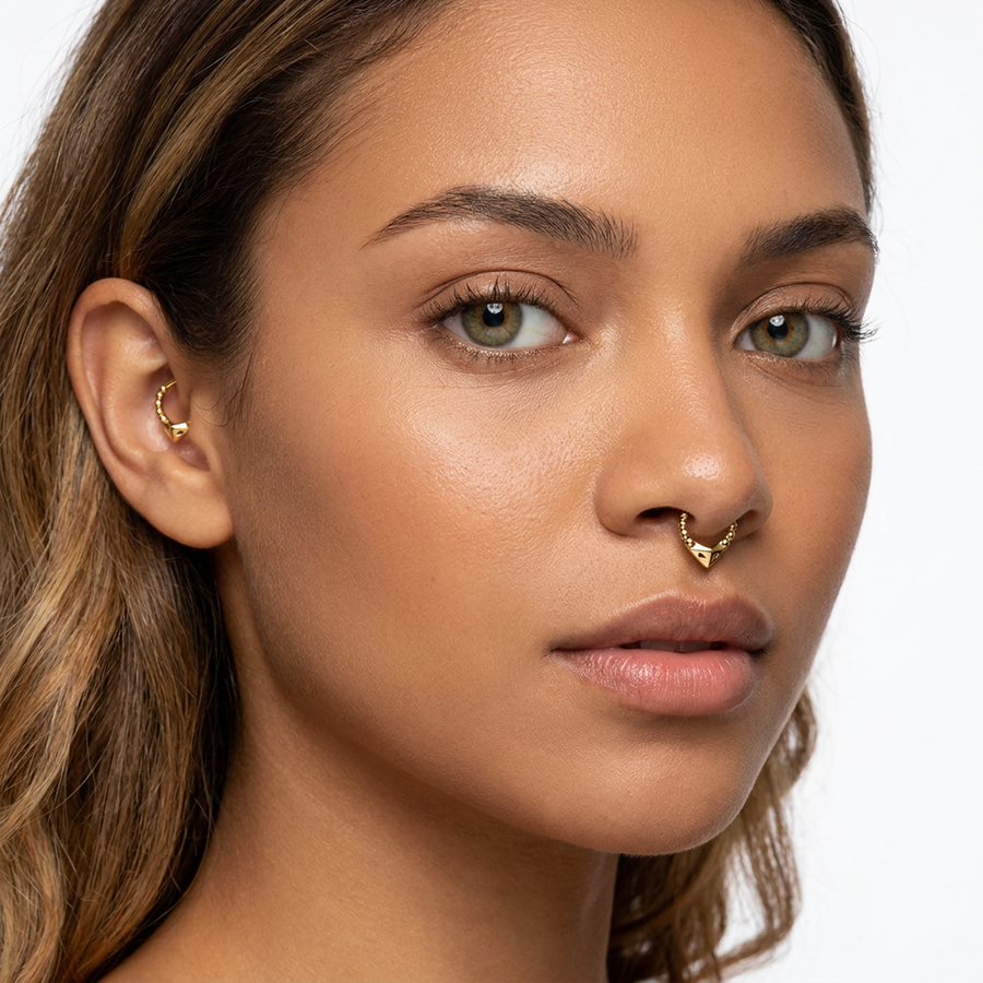 Piercing con punta in Acciaio Chirurgico 316L - Piercing per lobo, helix, daith, septum