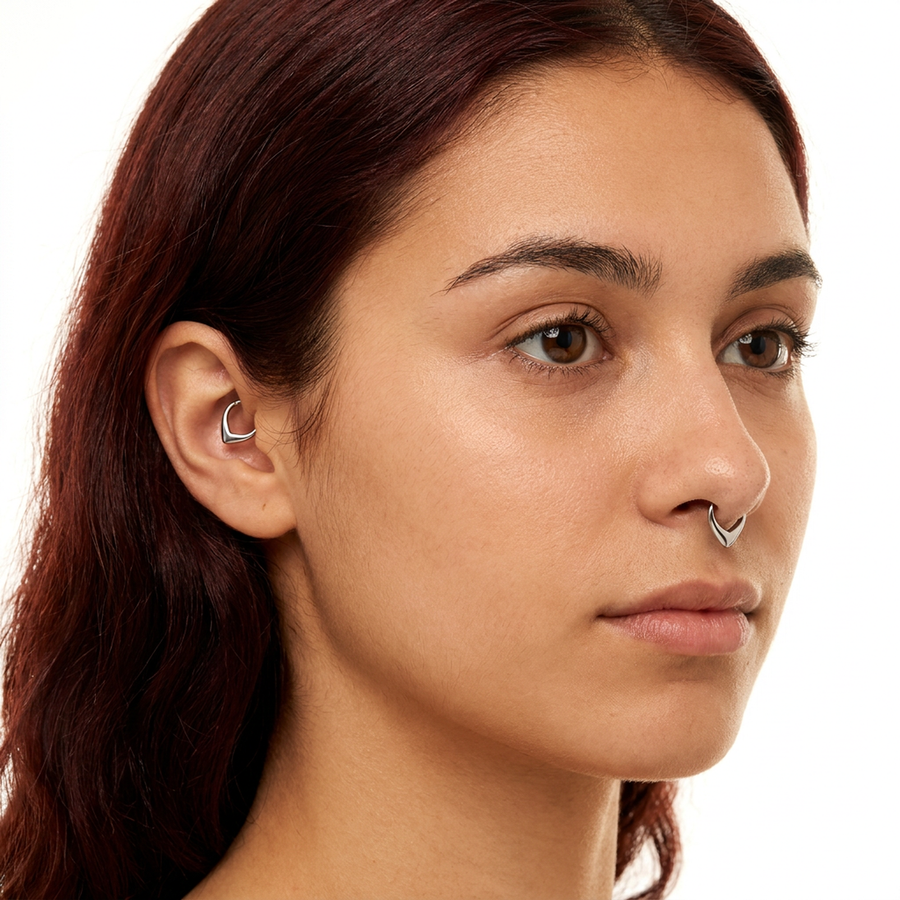 Piercing a punta in Acciaio Chirurgico 316L - Piercing per lobo, helix, daith, septum