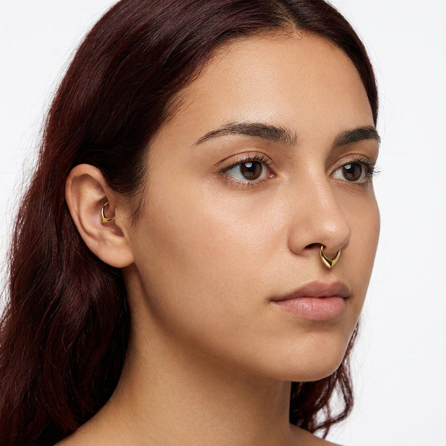 Piercing a punta in Acciaio Chirurgico 316L - Piercing per lobo, helix, daith, septum