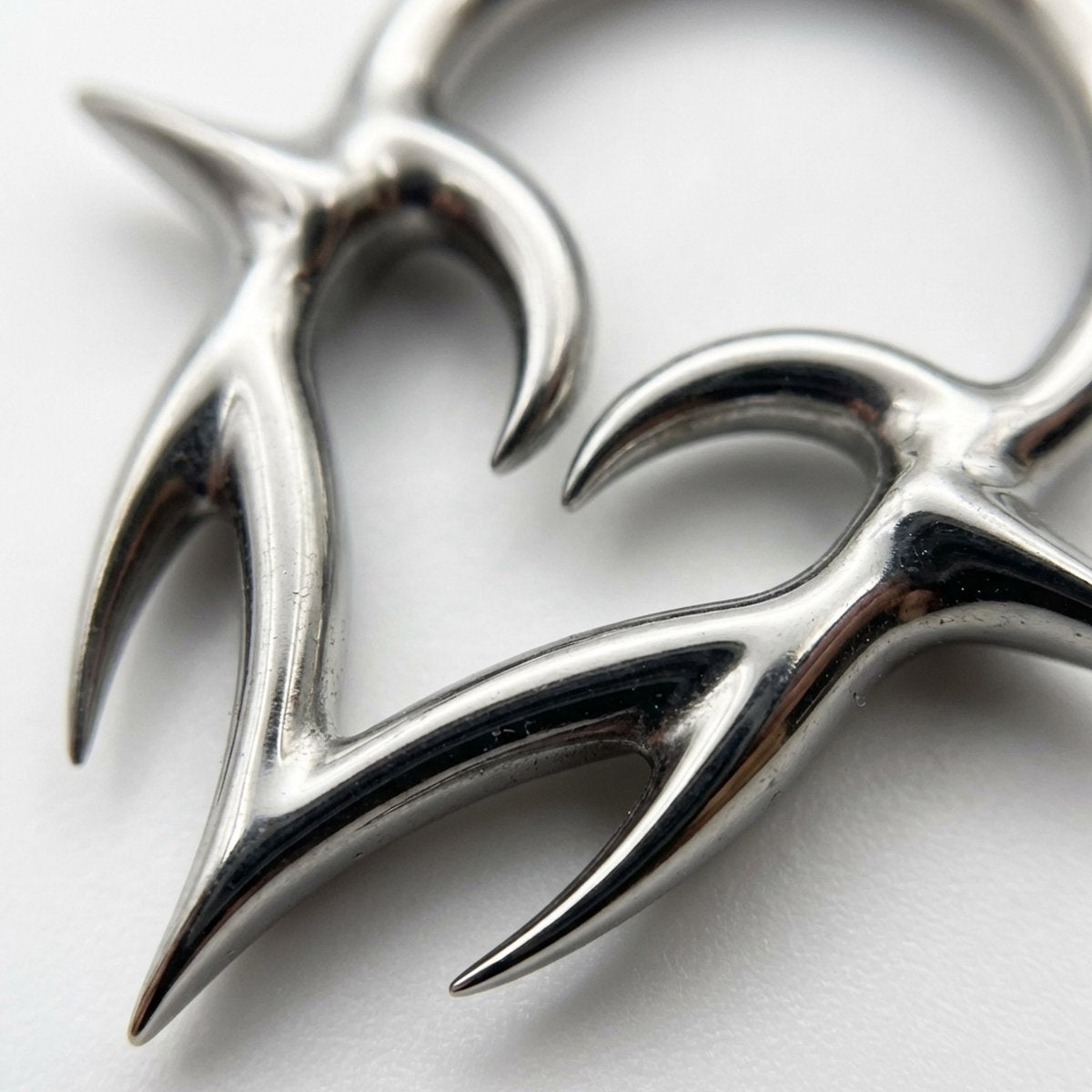 Piercing con cuore in Acciaio Chirurgico 316L - Piercing per lobo, helix, daith, septum