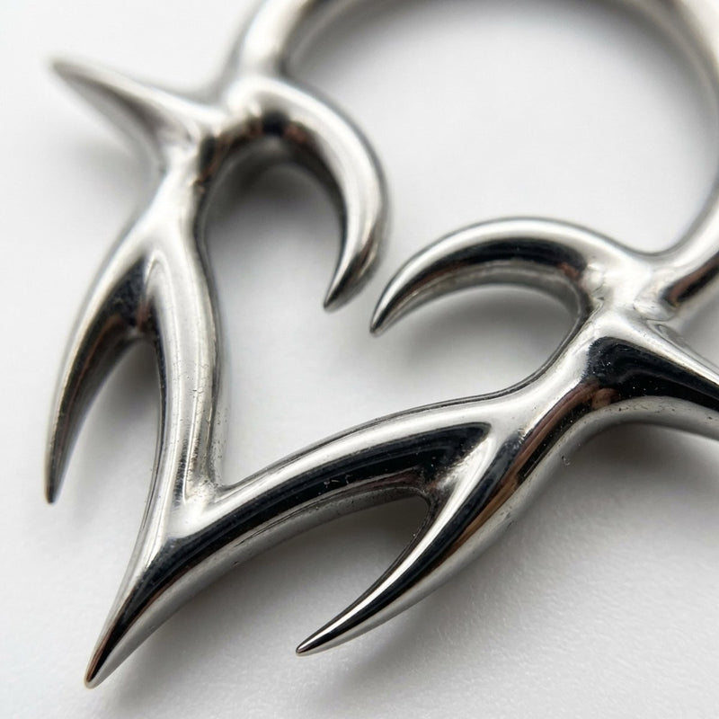 Piercing con cuore in Acciaio Chirurgico 316L - Piercing per lobo, helix, daith, septum