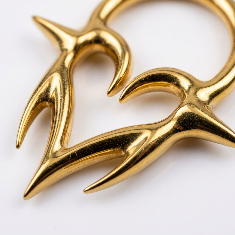 Piercing con cuore in Acciaio Chirurgico 316L - Piercing per lobo, helix, daith, septum