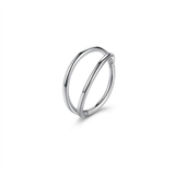 Piercing cerchietto in acciaio chirurgico 316L - Piercing per naso