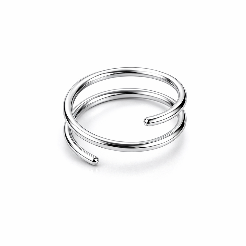 Spirale in Acciaio Chirurgico 316L - Piercing per naso