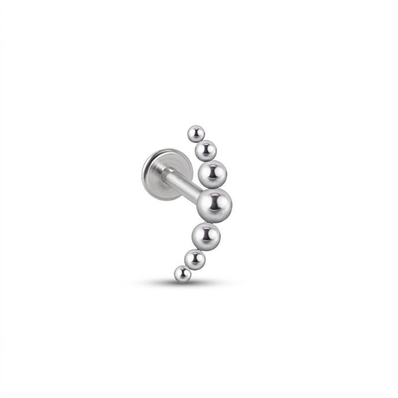 Piercing con palline in Acciaio Chirurgico 316L - Piercing per lobo, helix, forward helix, conch, flat, tragus