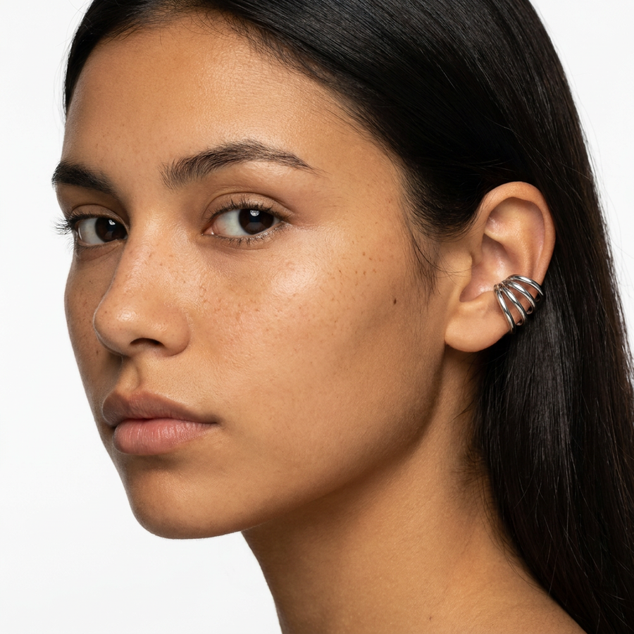Cerchietto con tripla fascia in Acciaio Chirurgico 316L - Piercing per lobo, helix, forward helix, conch, tragus