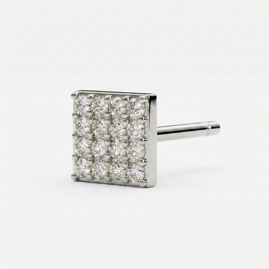 Brillantino in argento 925 - Piercing per lobo