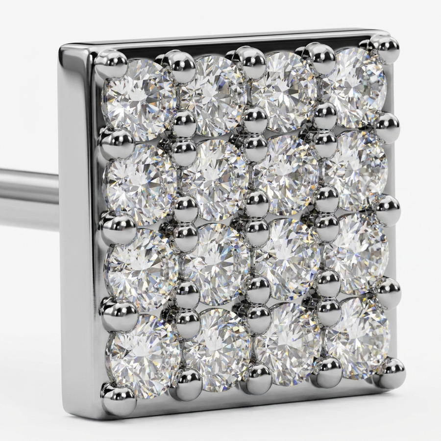 Brillantino in argento 925 - Piercing per lobo