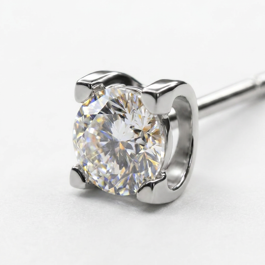 Brillantino in Argento 925 - Orecchino per lobo