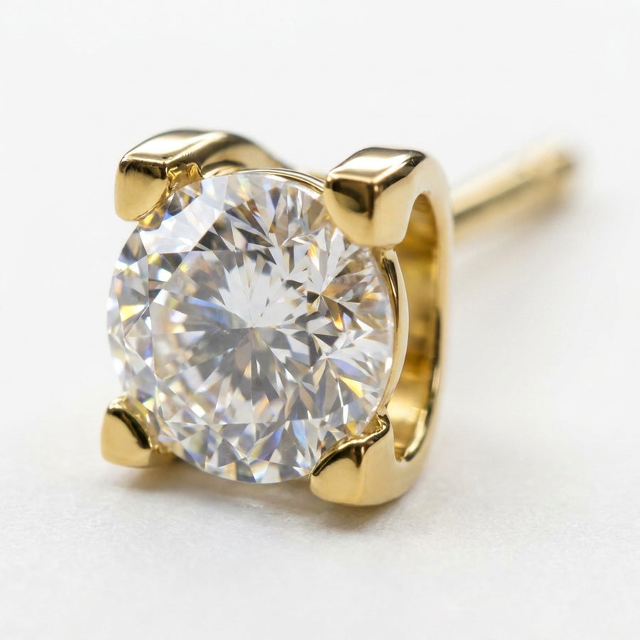 Brillantino in Argento 925 - Orecchino per lobo