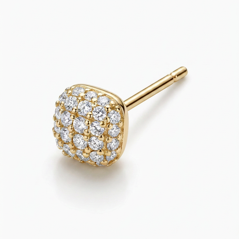 Brillantino in Argento 925 - Orecchino per lobo