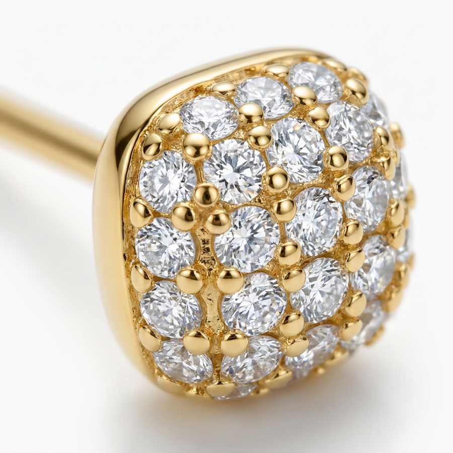 Brillantino in Argento 925 - Orecchino per lobo