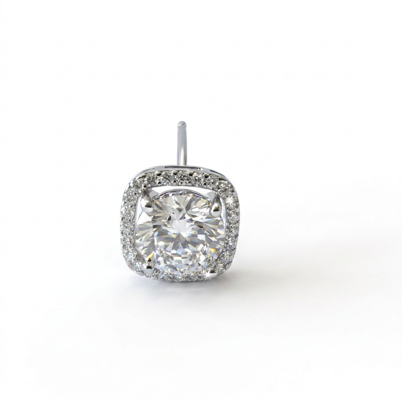Brillantino in Argento 925 - Orecchino per lobo