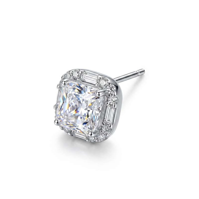 Brillantino in Argento 925 - Orecchino per lobo