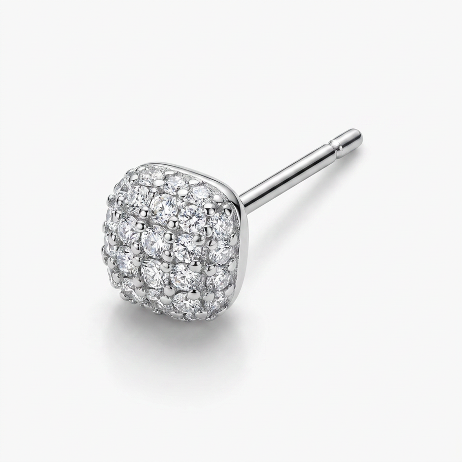 Brillantino in Argento 925 - Orecchino per lobo