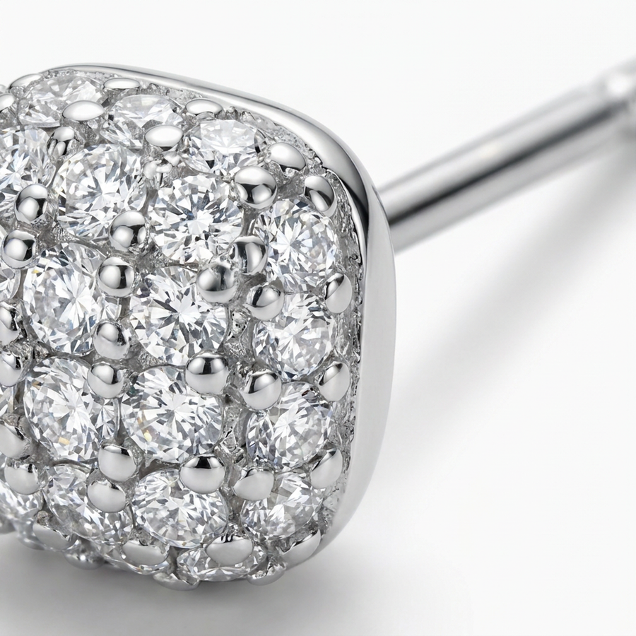 Brillantino in Argento 925 - Orecchino per lobo
