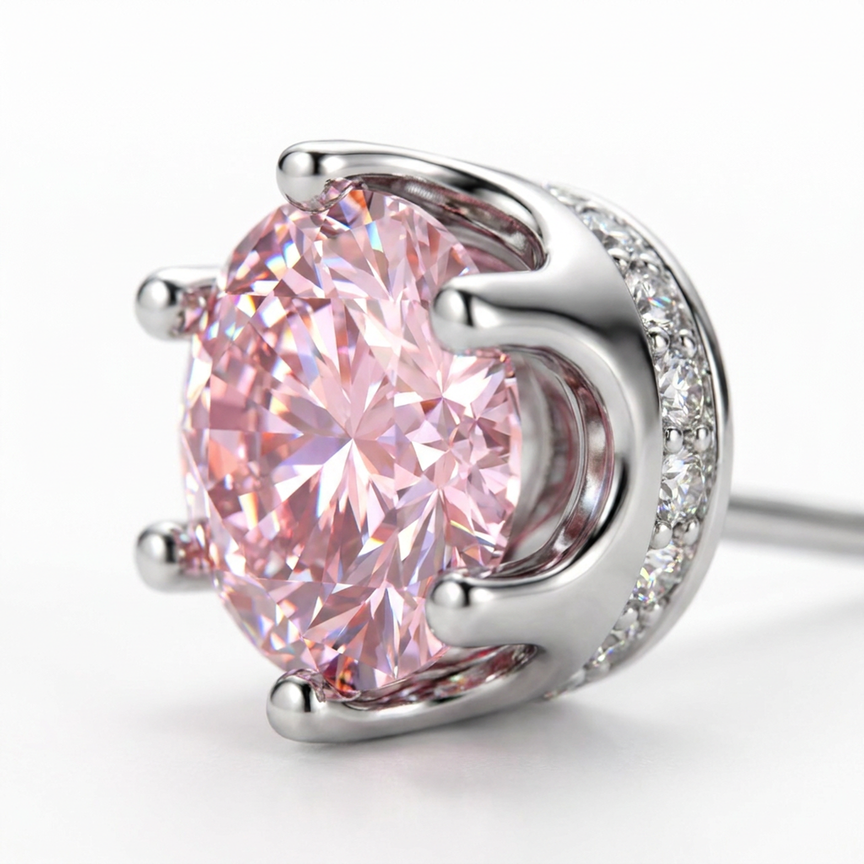 Brillantino in Argento 925 - Orecchino per lobo