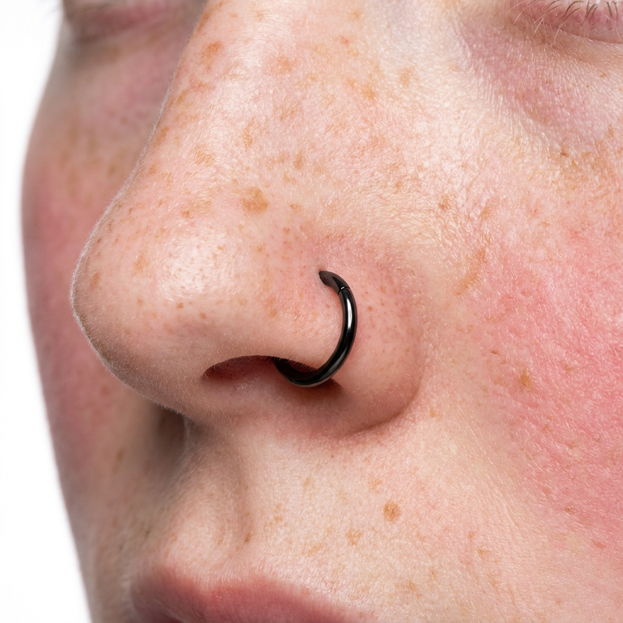 Cerchietto in Acciaio Chirurgico 316L - Piercing per il naso