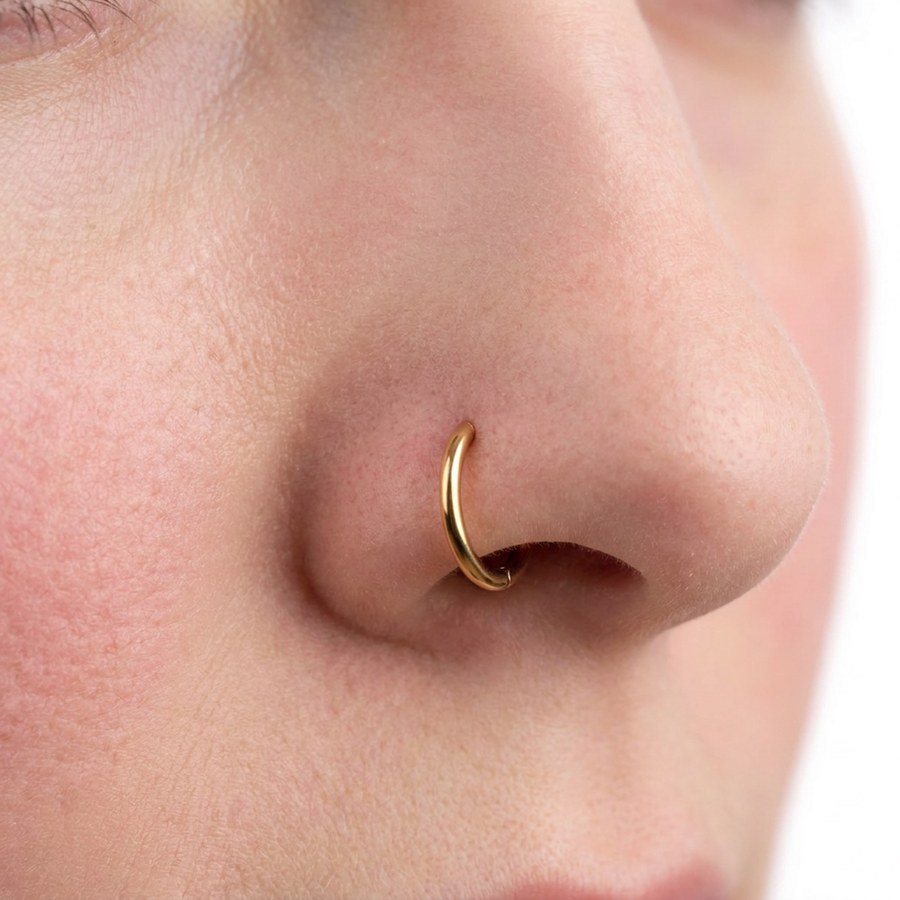 Cerchietto in Acciaio Chirurgico 316L - Piercing per il naso