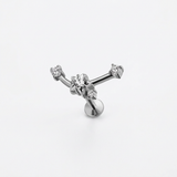 Piercing con costellazione in Acciaio Chirurgico 316L - Piercing per lobo, helix, conch, flat