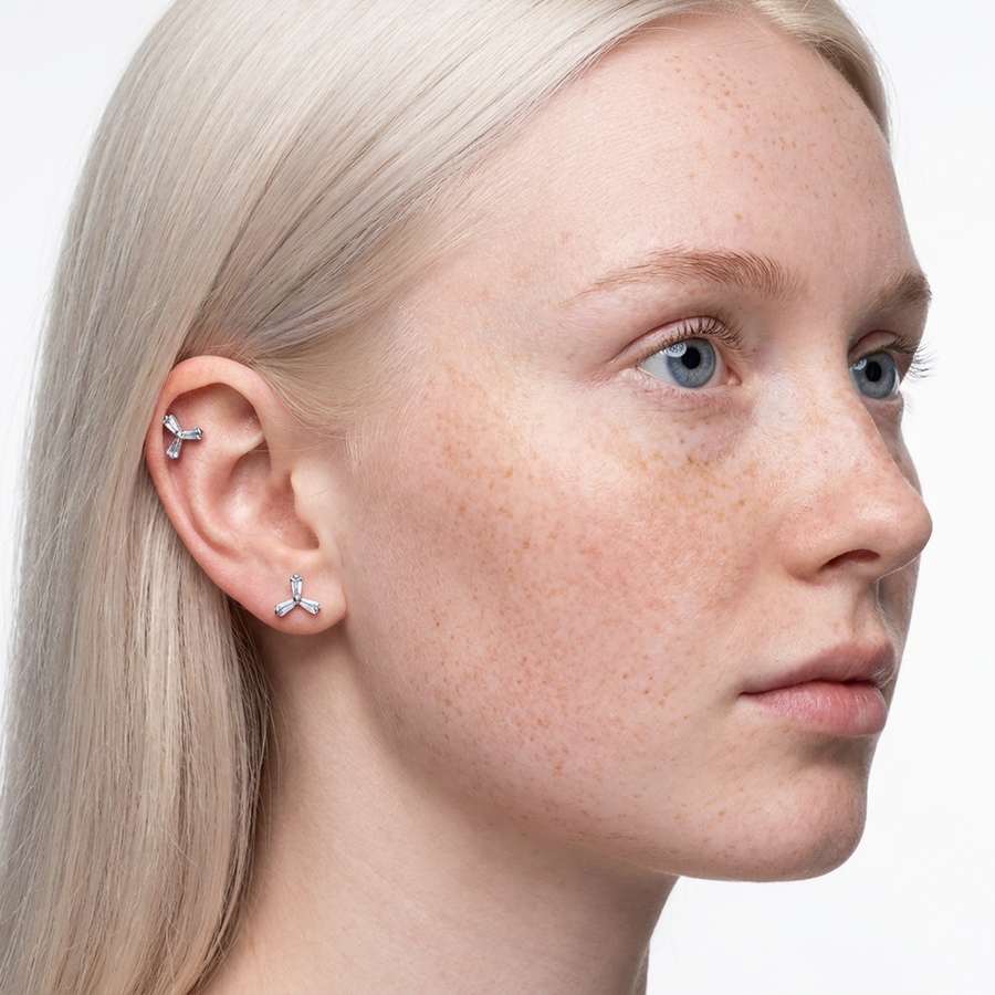Barretta in Acciaio Chirurgico 316L - Piercing per lobo, helix, conch, tragus