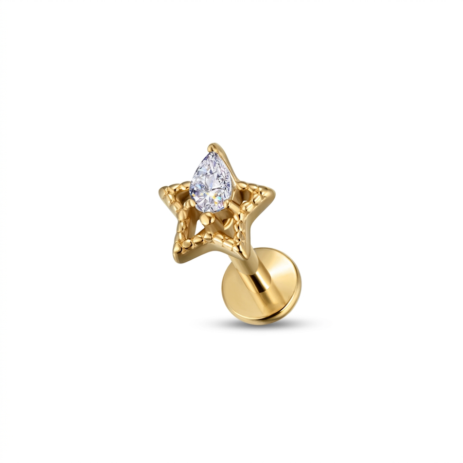 Barretta in Acciaio Chirurgico 316L - Piercing per lobo, helix, conch, tragus